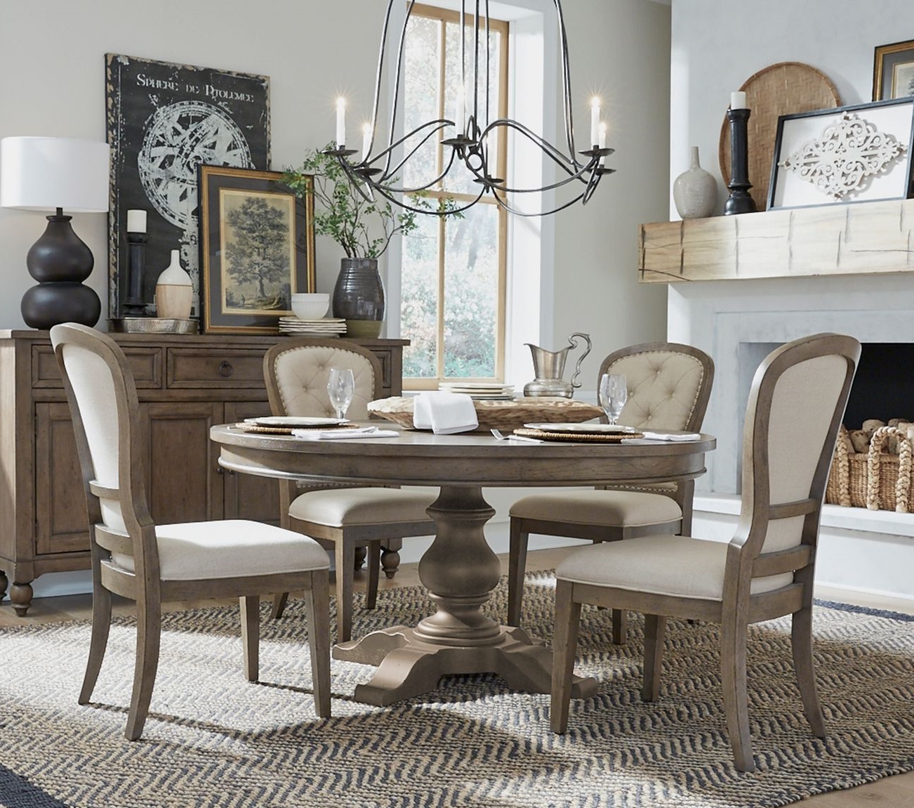 LBRT-615-Round-5pc DSet-w-Tufted-Chair.jpg